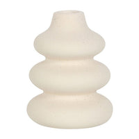 Small Textured Cream Speckle Vase - Cherish Home