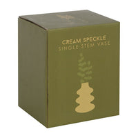 Small Textured Cream Speckle Vase - Cherish Home