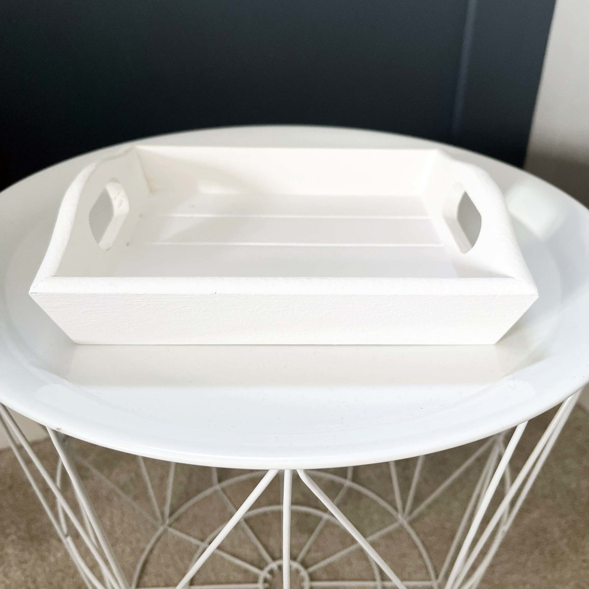 Small Wooden Decorative Tray - Cherish Home