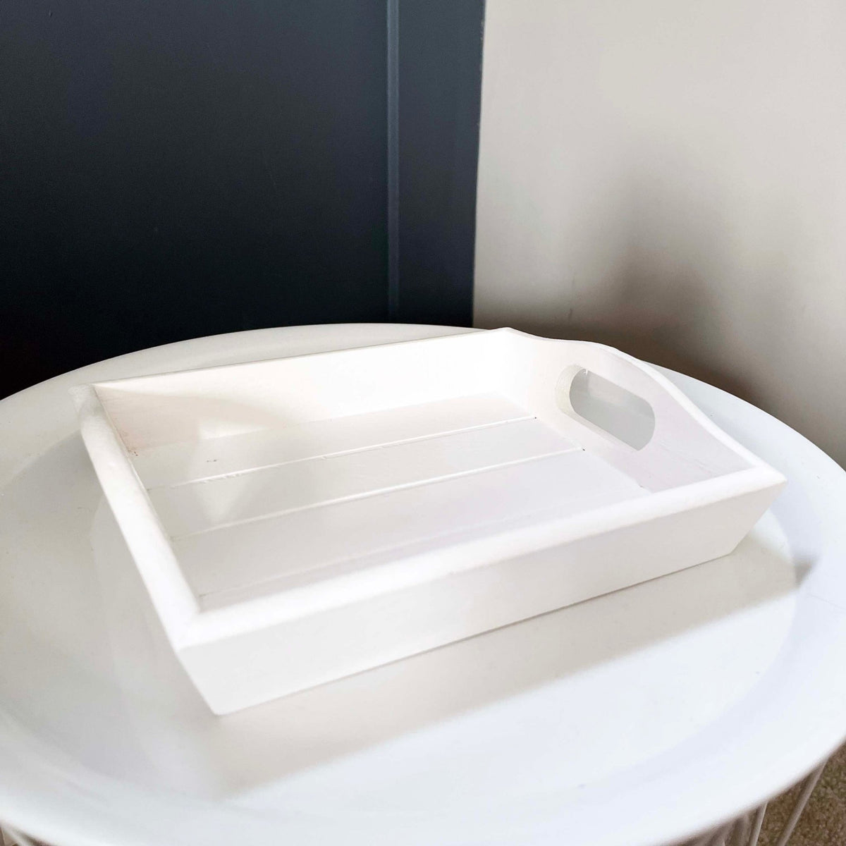 Small Wooden Decorative Tray - Cherish Home