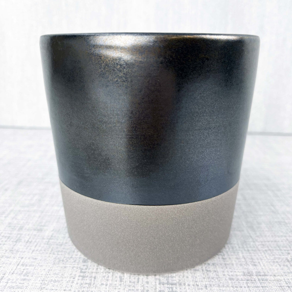 Terra Grey Metallic Style Planter Large
