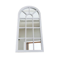 Velit Window Style Wall Mirror - White