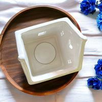 White Beach Hut Tea Light Holder - Cherish Home