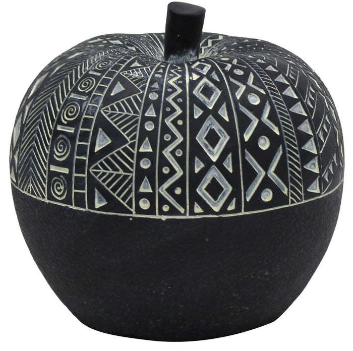 13cm Decorative Fruit Black & White Apple Large Apple Home DÃ©cor - Cherish Home