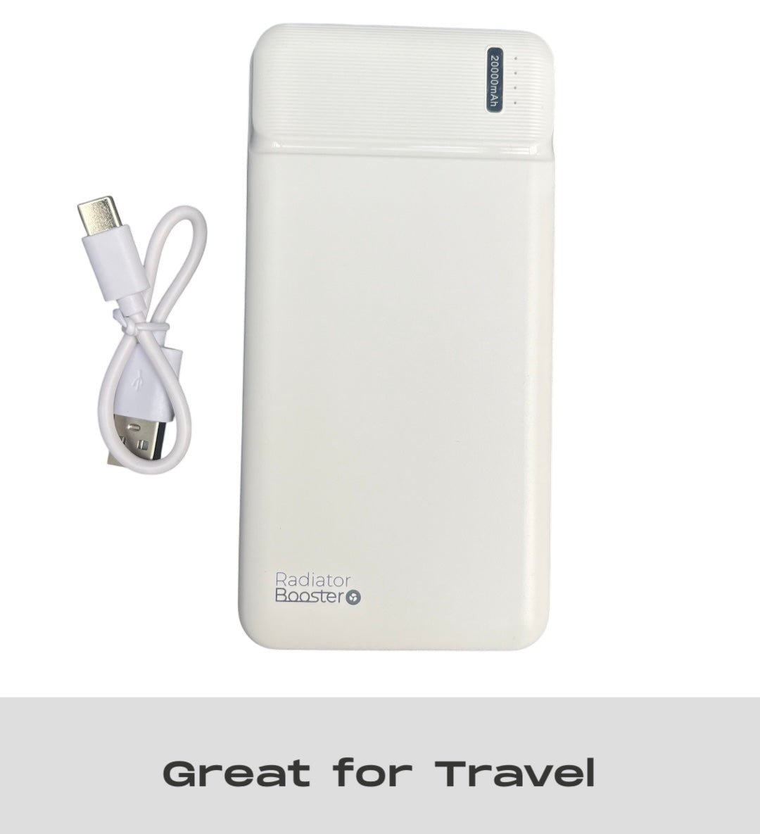 20,000mAh Power Bank – Ultra-High Capacity Portable Charger, High-Spec Charging Battery Pack Compatible with All Smartphones, Long-Lasting Power Bank for Travel & Daily Use (White) - Cherish Home