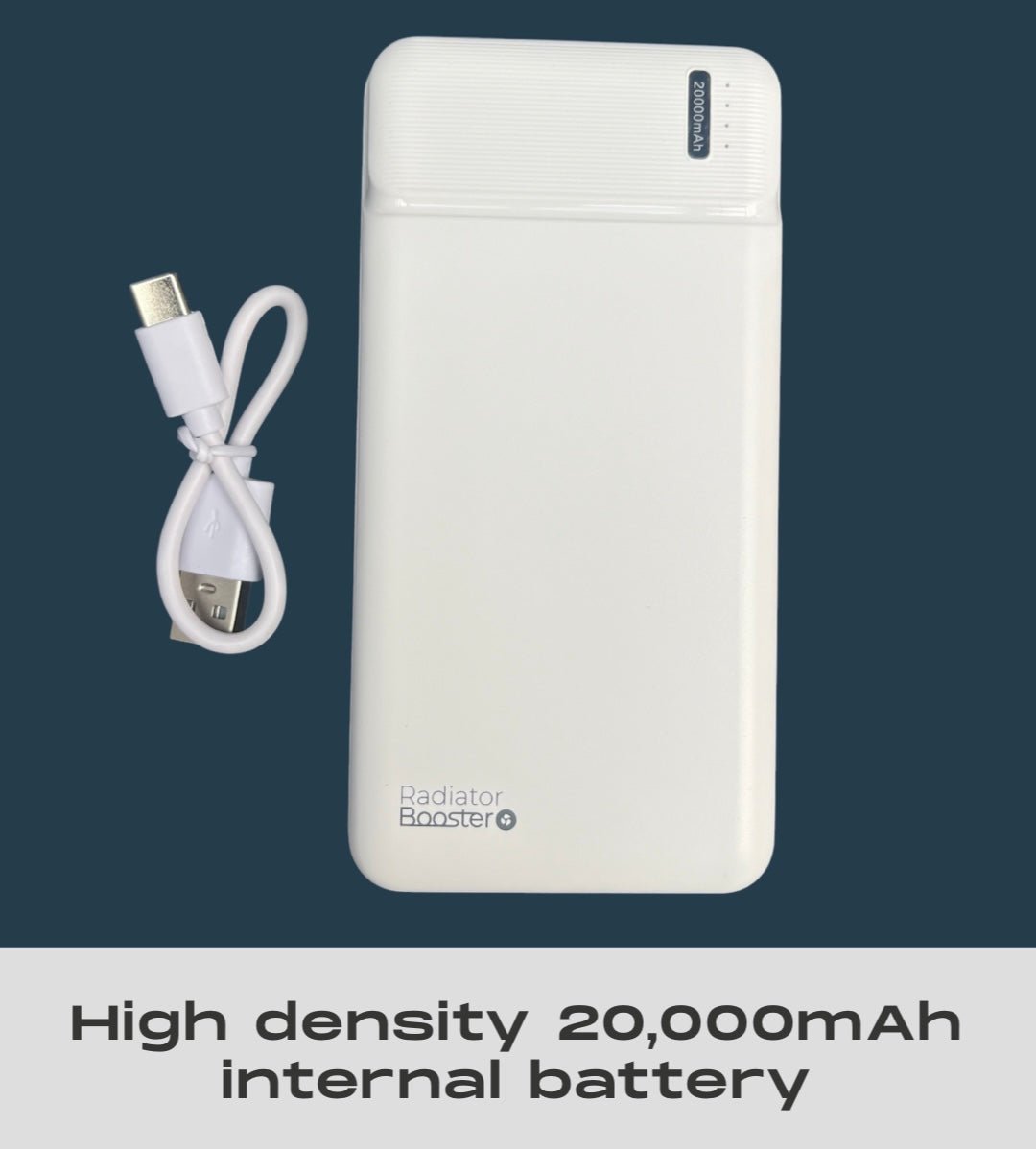 20,000mAh Power Bank – Ultra-High Capacity Portable Charger, High-Spec Charging Battery Pack Compatible with All Smartphones, Long-Lasting Power Bank for Travel & Daily Use (White) - Cherish Home