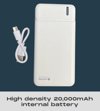 20,000mAh Power Bank – Ultra-High Capacity Portable Charger, High-Spec Charging Battery Pack Compatible with All Smartphones, Long-Lasting Power Bank for Travel & Daily Use (White) - Cherish Home