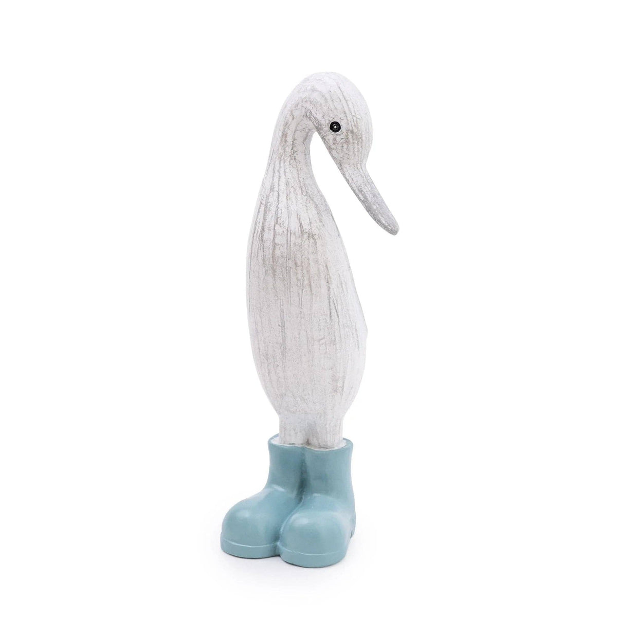 23CM Small Resin Duck in wellies - Light Blue 3PK - Cherish Home