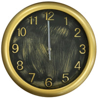 28cm Round Antique Style Gold Wall Clock - Cherish Home