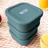 630ml Silicone Lunch Box, Reusable Food Container with Lid for Kids & Adults Pink, Blue, Green Options - Cherish Home