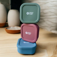 630ml Silicone Lunch Box, Reusable Food Container with Lid for Kids & Adults Pink, Blue, Green Options - Cherish Home