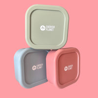 630ml Silicone Lunch Box, Reusable Food Container with Lid for Kids & Adults Pink, Blue, Green Options - Cherish Home