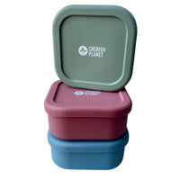 630ml Silicone Lunch Box, Reusable Food Container with Lid for Kids & Adults Pink, Blue, Green Options - Cherish Home