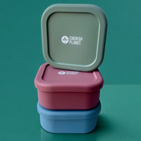 630ml Silicone Lunch Box, Reusable Food Container with Lid for Kids & Adults Pink, Blue, Green Options - Cherish Home