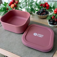 630ml Silicone Lunch Box, Reusable Food Container with Lid for Kids & Adults Pink, Blue, Green Options - Cherish Home
