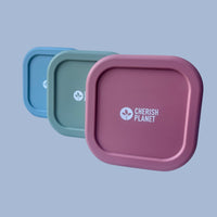 630ml Silicone Lunch Box, Reusable Food Container with Lid for Kids & Adults Pink, Blue, Green Options - Cherish Home