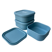 630ml Silicone Lunch Box, Reusable Food Container with Lid for Kids & Adults Pink, Blue, Green Options - Cherish Home