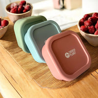 630ml Silicone Lunch Box, Reusable Food Container with Lid for Kids & Adults Pink, Blue, Green Options - Cherish Home