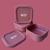 630ml Silicone Lunch Box, Reusable Food Container with Lid for Kids & Adults Pink, Blue, Green Options - Cherish Home