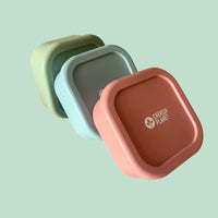 630ml Silicone Lunch Box, Reusable Food Container with Lid for Kids & Adults Pink, Blue, Green Options - Cherish Home