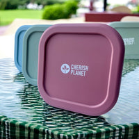 630ml Silicone Lunch Box, Reusable Food Container with Lid for Kids & Adults Pink, Blue, Green Options - Cherish Home