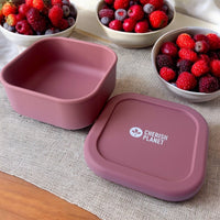 630ml Silicone Lunch Box, Reusable Food Container with Lid for Kids & Adults Pink, Blue, Green Options - Cherish Home