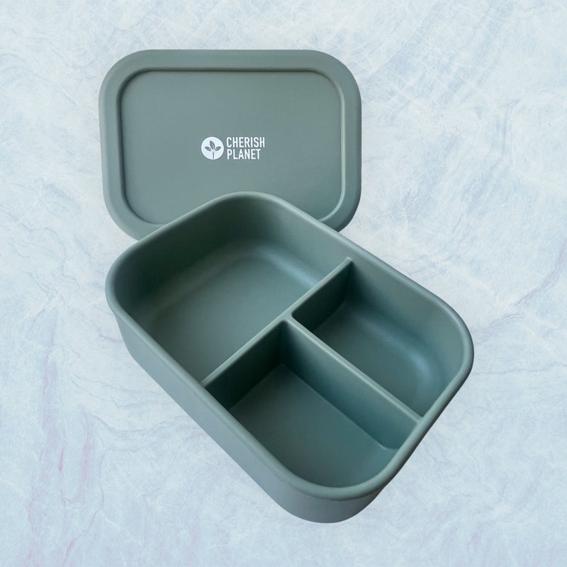 920ml Silicone Lunch Box, Leakproof Reusable Food Container for Adults & Kids - Cherish Home