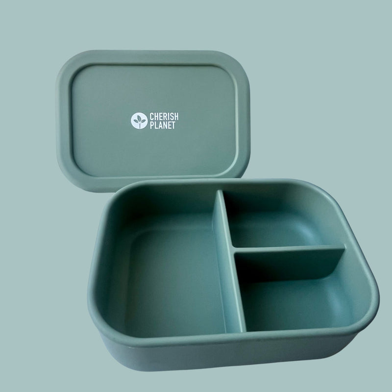 920ml Silicone Lunch Box, Leakproof Reusable Food Container for Adults & Kids - Cherish Home