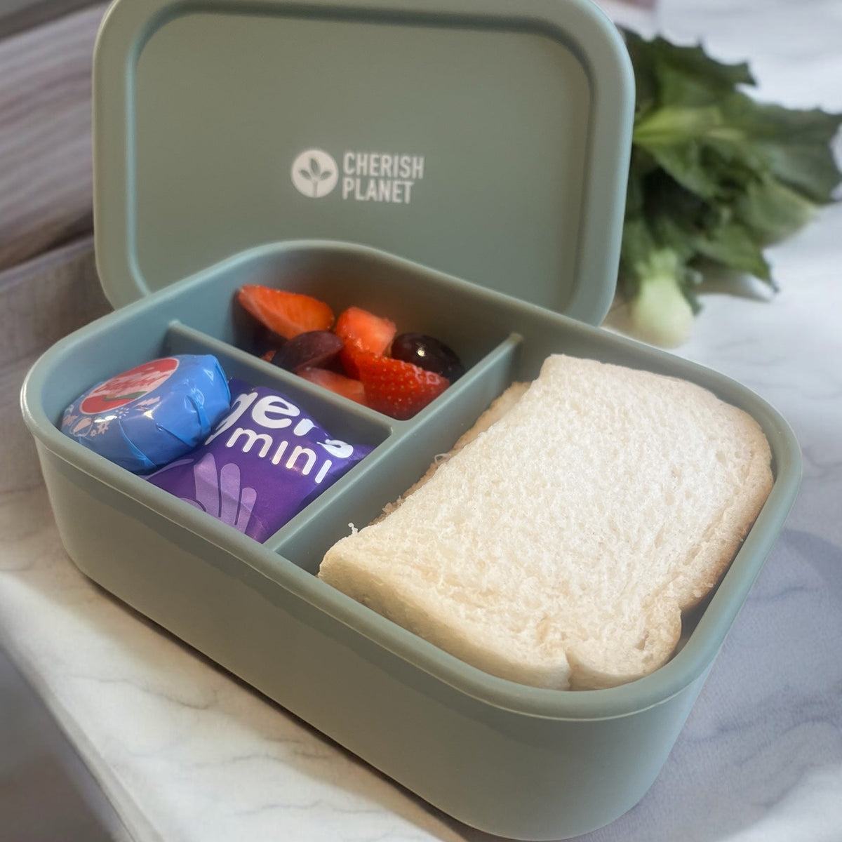 920ml Silicone Lunch Box, Leakproof Reusable Food Container for Adults & Kids - Cherish Home