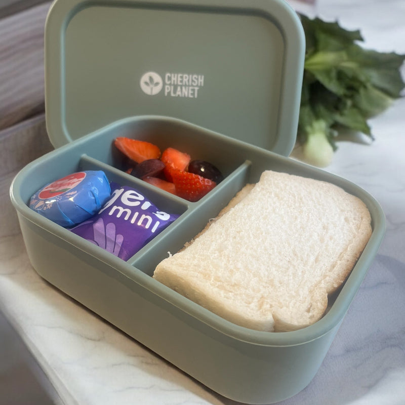 920ml Silicone Lunch Box, Leakproof Reusable Food Container for Adults & Kids - Cherish Home