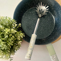 Laura Ashley Cookware Sage Parterre Spaghetti Server Utensil Kitchen Accessory
