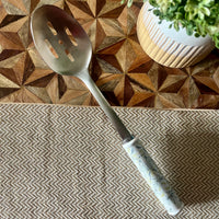Laura Ashley Cookware Sage Parterre Slotted Spoon Utensil Kitchen Accessory