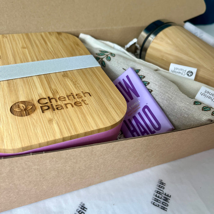Eco-Friendly Lunch Gift Set, Reusable & Sustainable, Zero Waste Lunch Solution for Adults & Kids