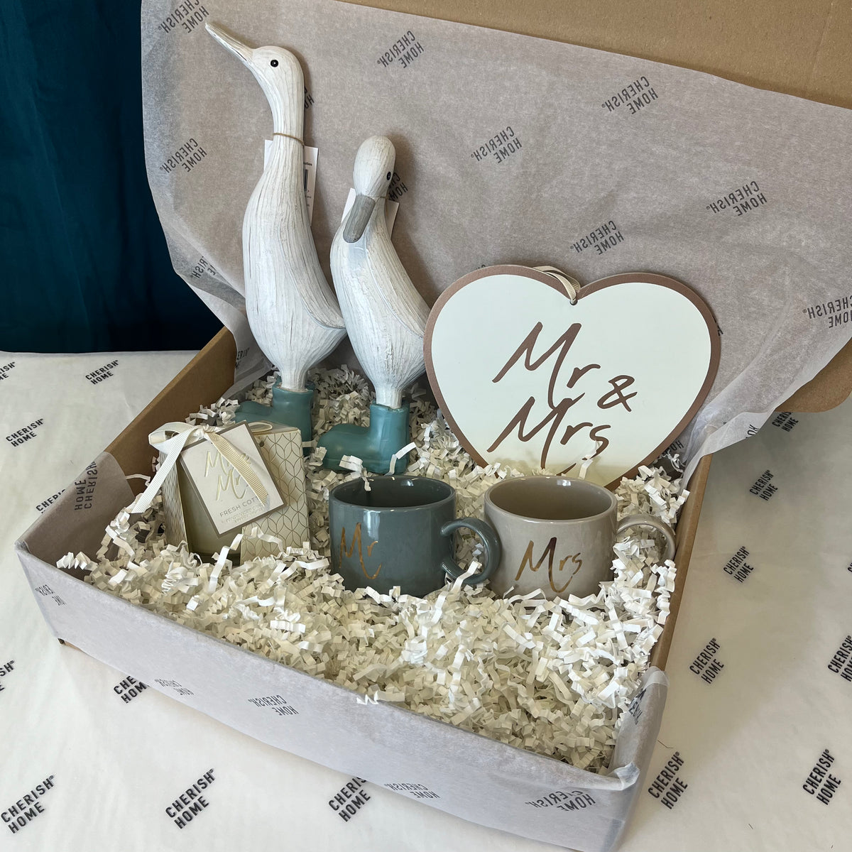 A Lifetime of Love: Duck Wedding Gift Box
