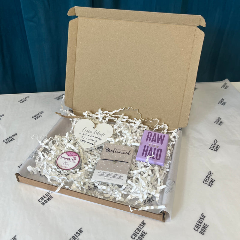 Bridesmaid Gift Set Letterbox - Sophisticated Wedding Party Proposal Thank You Gift