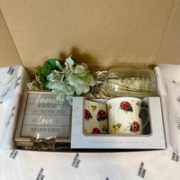 Friendly Ladybird Mug Gift Box - Woodland Creature Coffee Mug Present for Her