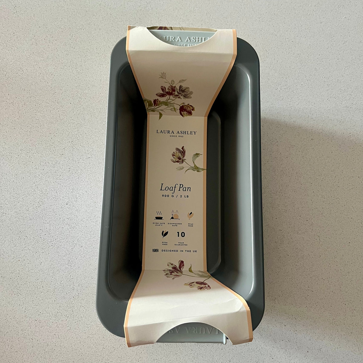 Laura Ashley 2lb (2.2L) Non-Stick Loaf Tin