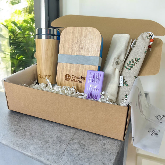 Eco-Friendly Lunch Gift Set, Reusable & Sustainable, Zero Waste Lunch Solution for Adults & Kids
