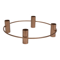 Matt Gold Candlesticks Candle Holder Candelabra Holds 4 Dinner Candles