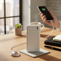 20000mAh Power Bank – Ultra-High Capacity Portable Charger, High-Spec Fast Charging Battery Pack Compatible with All Smartphones, Long-Lasting Power Bank for Travel & Daily Use (White)