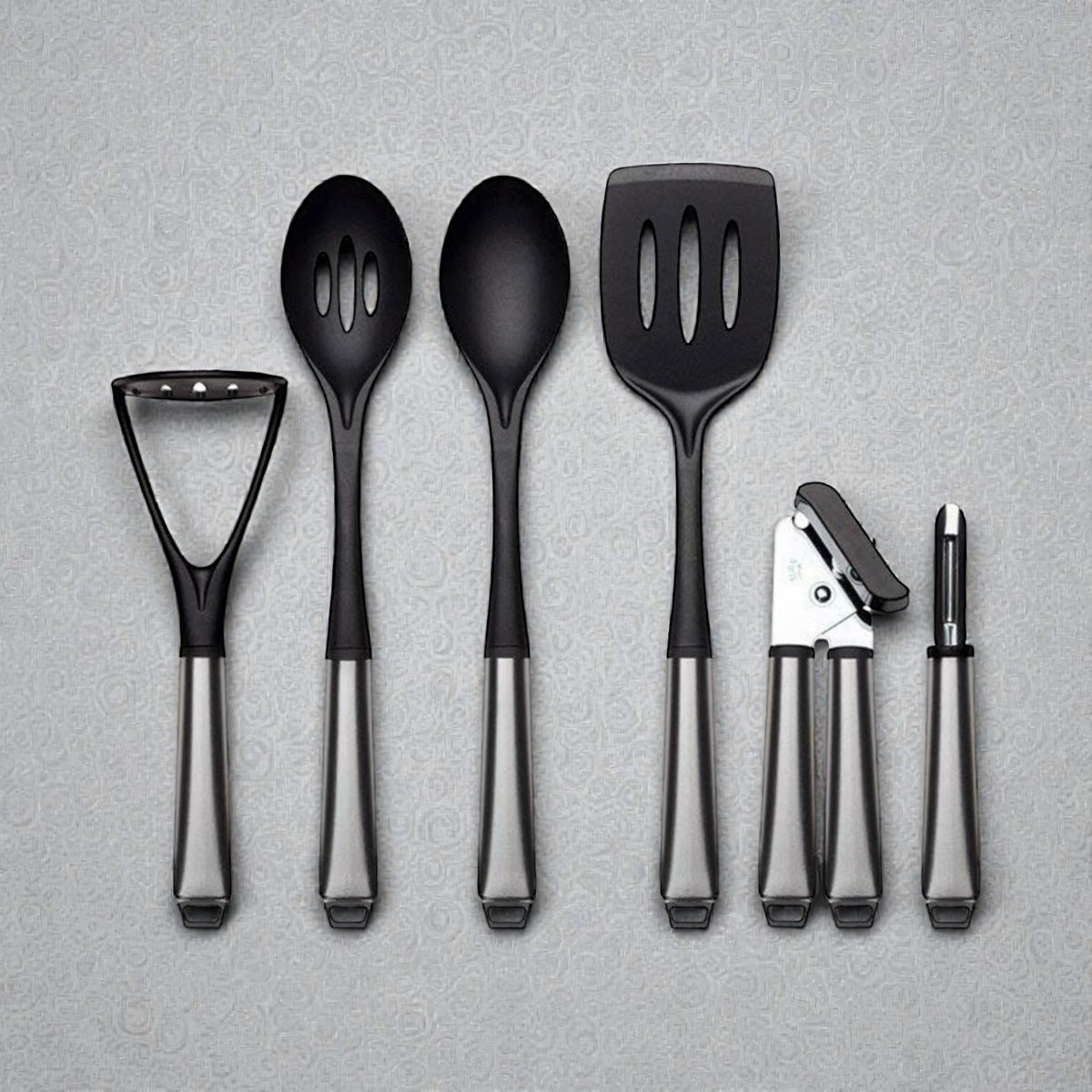 Sabichi Stainless Steel Nylon Utensil Set Dishwasher safe