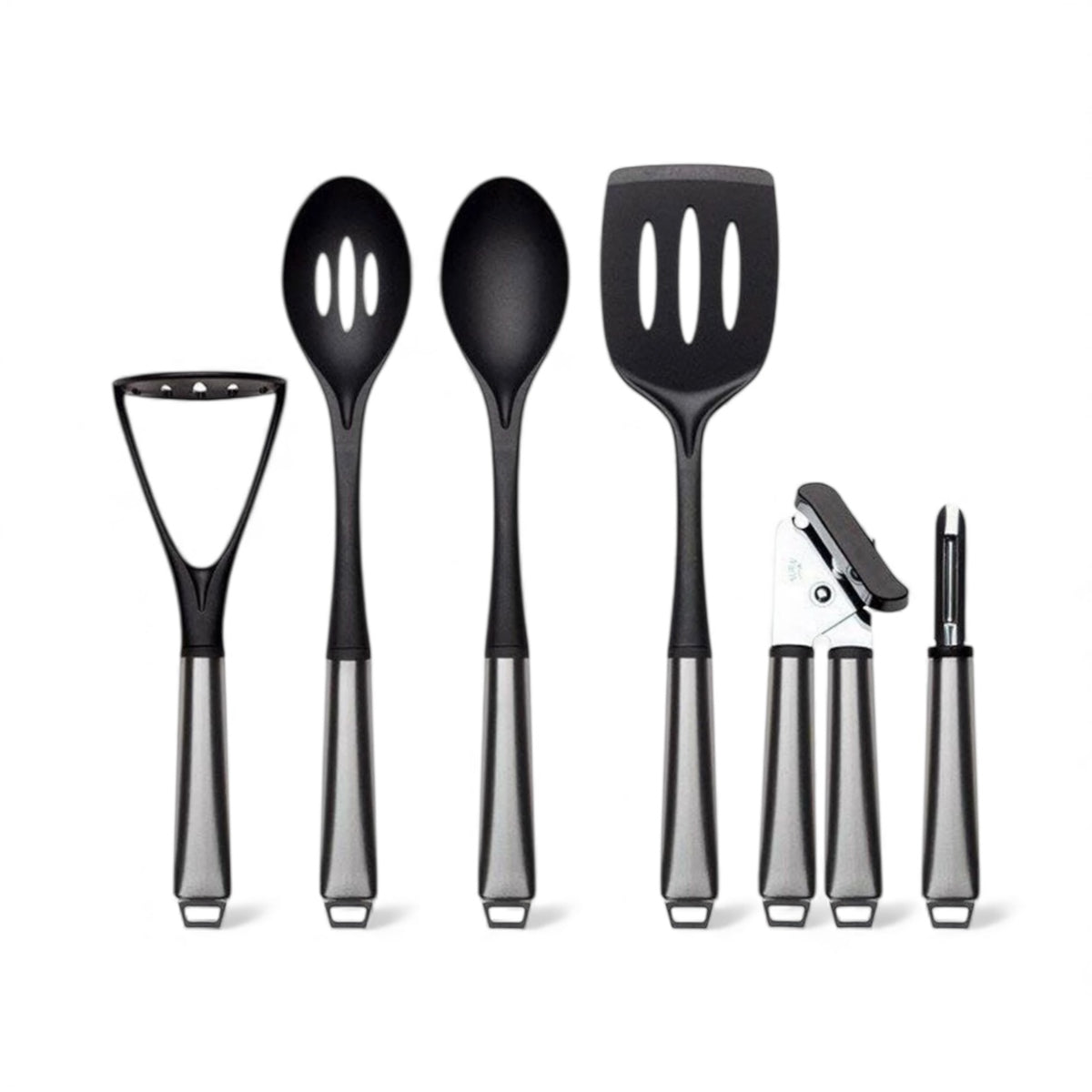 Sabichi Stainless Steel Nylon Utensil Set Dishwasher safe