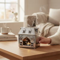 Ceramic House Wax Warmer Large Scented Oil Burner Wax Melts Fragrance Diffuser