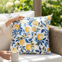 Amalfi Waterproof Cushion Covers 43cm x 43cm Premium Outdoor Garden Decorative Covers for Patio Furniture
