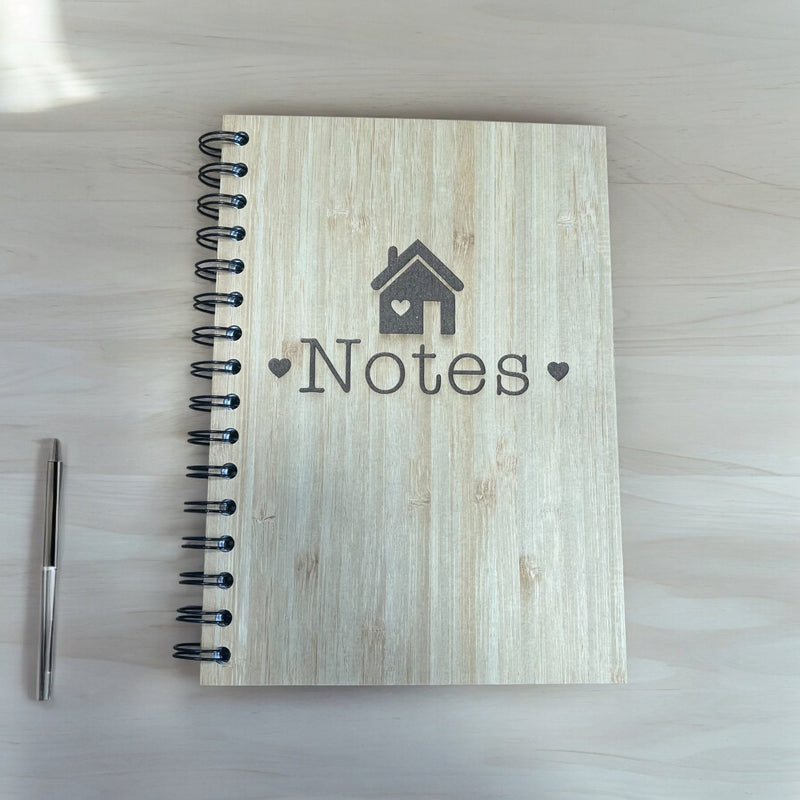 A5 Bamboo Lined Notebook - Cherish Home