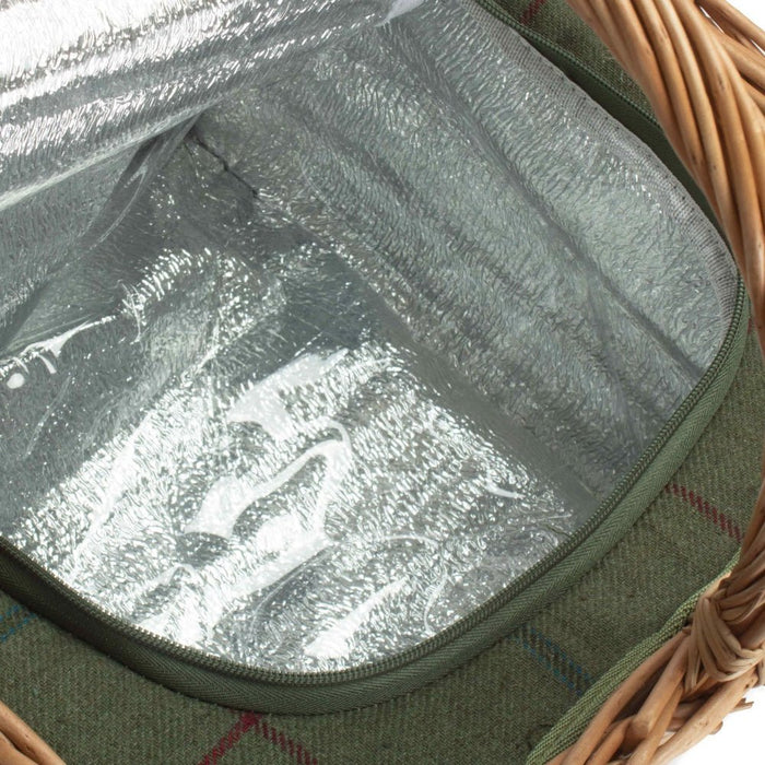 Antique Wash Wicker Butchers Cool Basket - Cherish Home