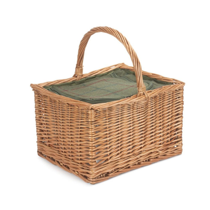 Antique Wash Wicker Butchers Cool Basket - Cherish Home