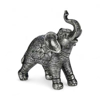 Arte Collection Rustic Small Silver Elephant Figurine Ornament - Cherish Home