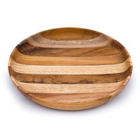 Artisan Upcycled Wood Serving Plate - End Grain Design, Eco - Friendly & Durable Platter for Entertaining (Available in 2 Patterns) - Cherish Home
