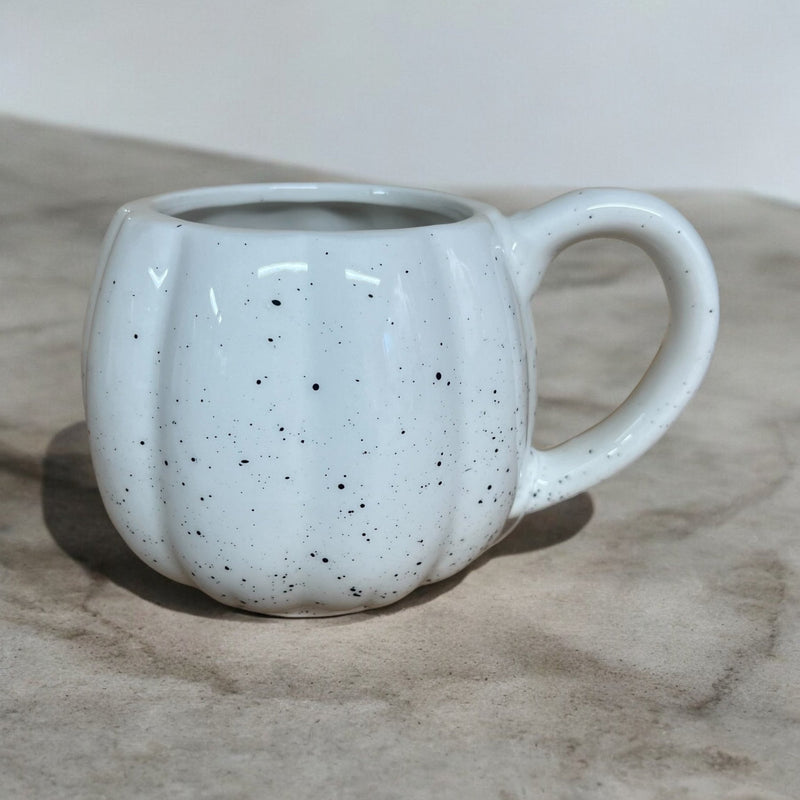 Autumn Speckled White Pumpkin Mug - Cherish Home